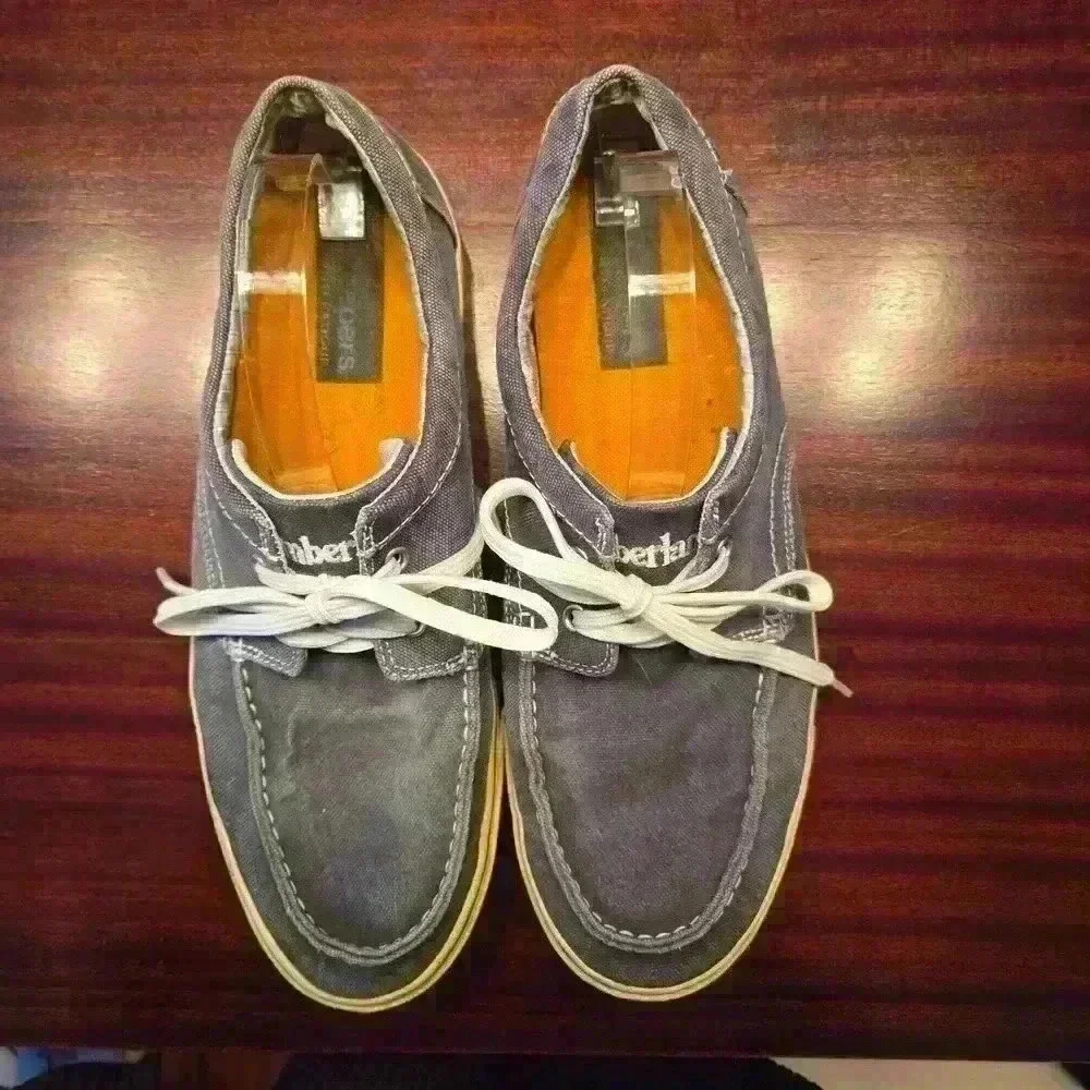 Timberland Earthkeeper Hookset Boat Shoes Mens Size 12 Navy